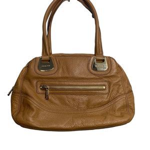 Michael Kors brown leather shoulder bag